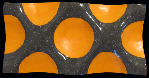'Olive Orange/Gray' ~ Clay ~ 9x4.5