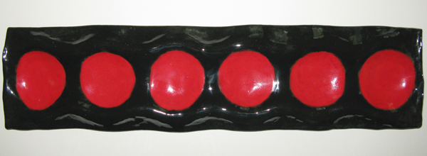 'Olive Red/Black' ~ Clay ~ 18x4.5