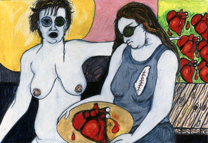 'With The Rest' ~ Pencils on paper ~ 7x10.25