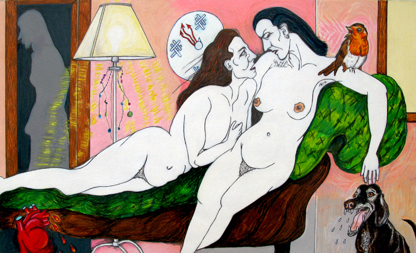 'The Eleventh Hour' ~ Pencils on paper ~ 14x23