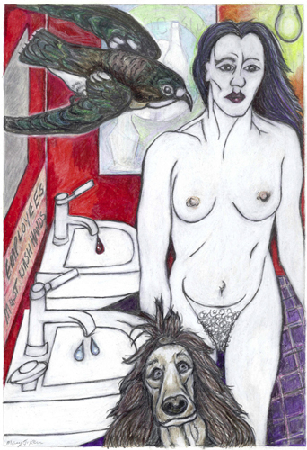 'Things That Happen' ~ Pencils on paper ~ 7x10.25