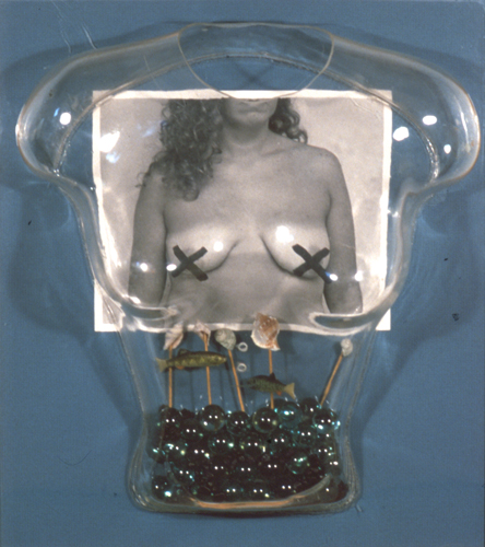 'Portraits of My Friends 1' ~ Silver print/mixed media ~ 19x17