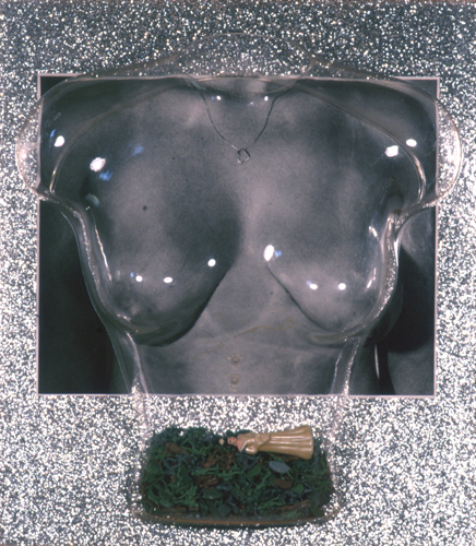 'Portraits of My Friends 3' ~ Silver print/mixed media ~ 19x17