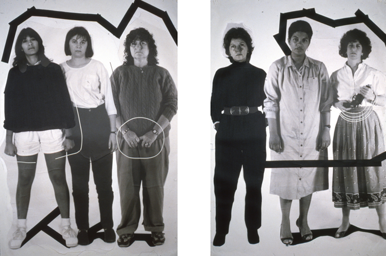 'Violence As Learned Behavior Series 1' ~ on exhibit ~ Silver print/mixed media